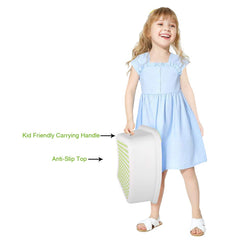 Tiawudi Step Stool green dual-pack non-slip-detail indicates safe grip surface.
