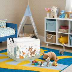 TIBAOLOVER fabric close-up highlights durable polyester, ready for kids' playroom use.