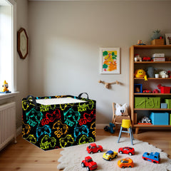 TIBAOLOVER rectangular baby storage basket open-top demonstrates quick access to toys and clothes
