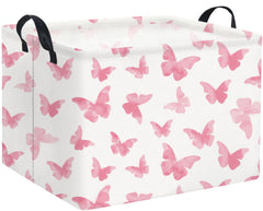TIBAOLOVER rectangular butterfly basket foldable design for clutter control.