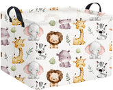 TIBAOLOVER rectangular kids storage basket with handles for easy transport.