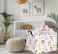 TIBAOLOVER rectangular kids storage basket in a child room for easy organization.