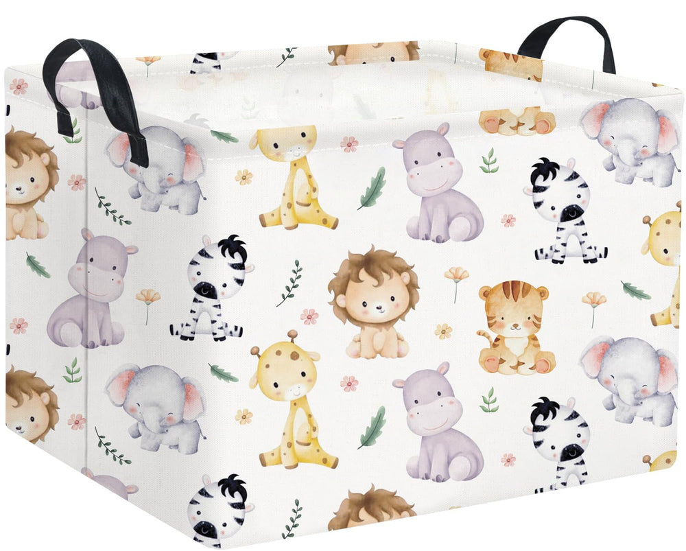 TIBAOLOVER rectangular kids storage basket close-up texture demonstrates durable fabric for daily use.