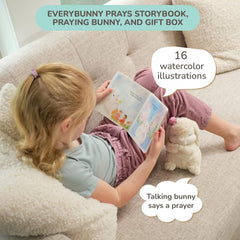 Tickle & Main Everybunny Prays plush responds to belly press with a gentle prayer.