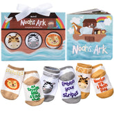 Tickle & Main Noah’s Ark box and book ready-to-gift baptism keepsake.