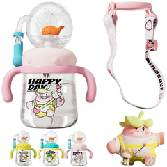 Tictoyo Drinking Cup with Whale Squirt front view highlighting spill-resistant design for kids.