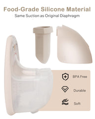Tiga diaphragm enables easy installation for quick replacement between sessions