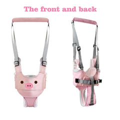 Tiger&Kitty pink pig mesh material keeps baby cool while practicing walking