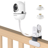 tihii baby monitor mount clip secures to crib rails for wobble-free viewing