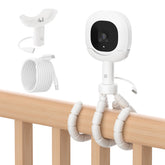 tihii upgraded tripod charger stand secures Nanit ProPlus mount for steady monitoring.