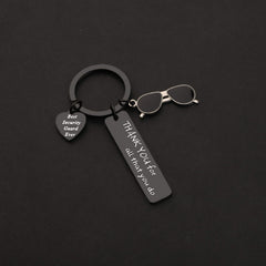 TIIMG Security Guard Keychain dimensions 50mm by 12mm for compact everyday carry.