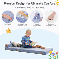 Tiita foldable floor mat star-pattern adds playful style and comfort.