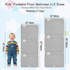 Tiita foldable floor mattress with storage bag keeps play areas tidy during trips.
