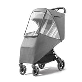Tiiyee stroller rain cover top protection shields against rain and wind