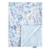 TILLYOU baby blanket dual layer close up showing breathable muslin and plush warmth