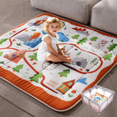 TILLYOU baby play mat 50x50 cushions tumbles for safer crawling.