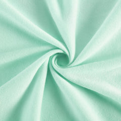 TILLYOU bassinet sheets install easily with bottom elastic for quick changes.