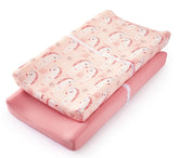 TILLYOU changing pad cover in soft jersey fabric for breathable baby comfort.