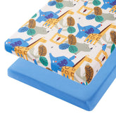 TILLYOU mini crib sheets snug fit on 38x24 mattress