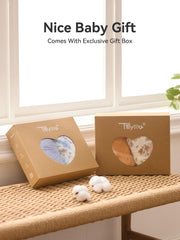 TILLYOU muslin cover is machine washable and dryer-friendly for easy care
