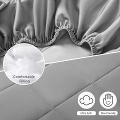 TILLYOU sheet with elastic band offers secure fit during quick changes.