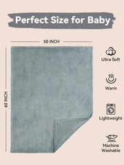 TILLYOU toddler fleece blanket in a nursery scene for cozy room comfort.