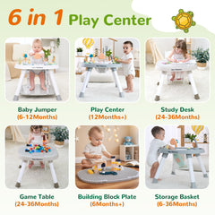 Time Followers 6-in-1 baby jumper in action promoting early motor play