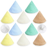 Timgle 10-pcs coral velvet pee covers pack offers varied colors for easy daily changes.