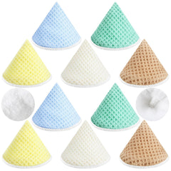 Timgle 10-pcs coral velvet pee covers pack offers varied colors for easy daily changes.