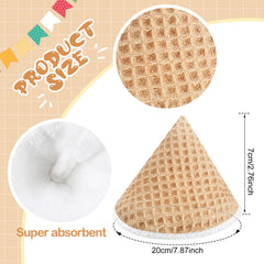 Timgle baby boy pee cover cone shape provides better protection during diaper changes.