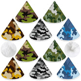 Timgle coral velvet pee covers camouflage front view for gentle diaper changes