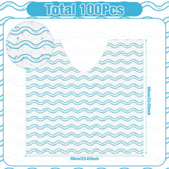 Tinideya U-shaped design keeps the mat neatly around the toilet.