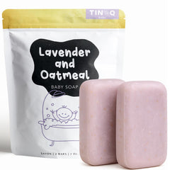 TINOQ baby wash bar lavender soothing for delicate skin