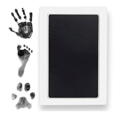 Tiny Gifts Clean Touch ink pad front view shows a safe, mess-free imprint setup.