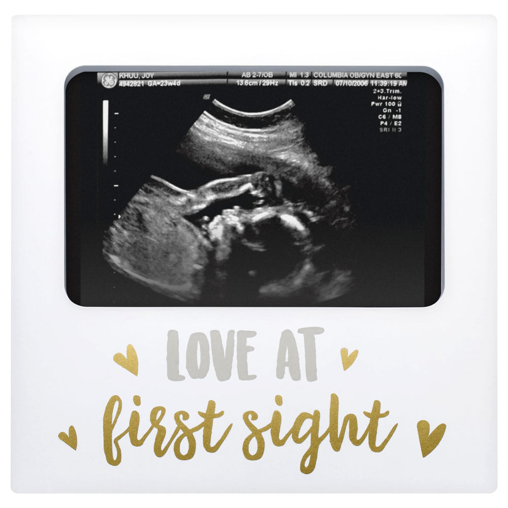 Tiny Ideas Love at First Sight wall display showcases your baby's first ultrasound memory.