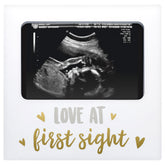 Tiny Ideas Love at First Sight wall display showcases your baby's first ultrasound memory.
