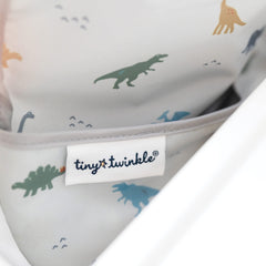 Tiny Twinkle closeup fabric shows fast-drying, non-toxic material for gentle skin contact.