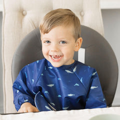 Tiny Twinkle long sleeve bib elastic cuffs provide a comfortable, flexible fit