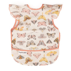 Tiny Twinkle mess-proof baby bib Flutter front view keeps outfits clean during meals.