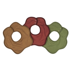 Tiny Twinkle Roundabout dribble-catching bib keeps baby outfits dry during teething.