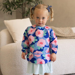 Tiny Twinkle waterproof smock bib mealtime coverage helps stay clean through snacks