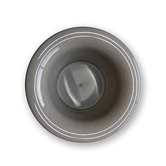Tiny Undies Top Hat Potty grey with anti-slip band helps secure baby during EC sessions.