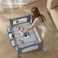 TinyGlow wrap-around diaper changing station supports safe, easy diaper changes