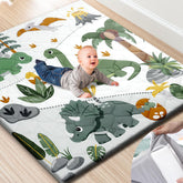 TINYHARBO Premium Foam Baby Play Mat with removable cover and easy washing.