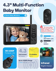 TinyShield night vision view shows nighttime visibility for monitoring sleeping babies.