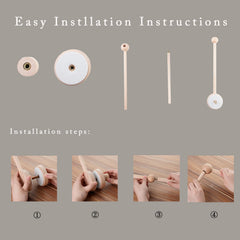 TinyWiz Baby Crib Mobile Arm tool-free assembly for quick setup.