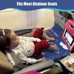 TIOKVIOP anti-slip bottom keeps the bed secure on airplane seats.