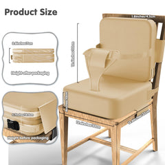 TIOPSUUO toddler booster seat waterproof cover resists spills and stains.