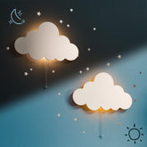 Tip perk Cloud Light wall mount shows floating design for cozy nursery evenings