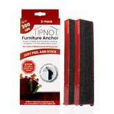 TipNot adhesive furniture anchors pack securely hold furniture to walls for childproofing.